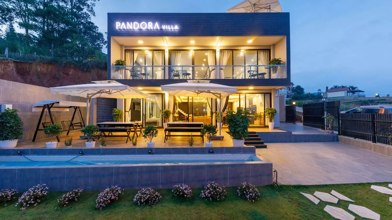 toàn cảnh không gian pandora villa